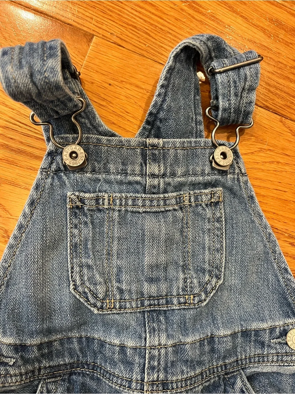 NWOT - baby GAP Denim Overalls - Blue